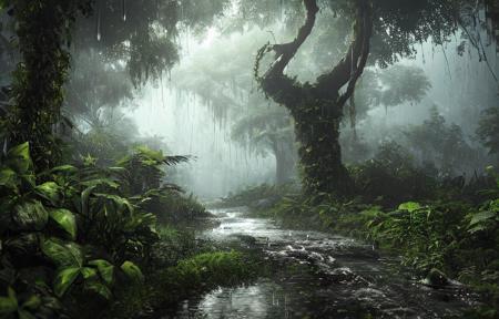 00321-225613435-A jungle, with intense rainfall, monochromatic, vines all around, giant and wet trees, masterpiece, best quality, high quality,.png
